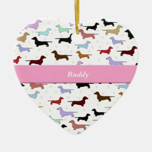 Colourful Dachshund Ornament