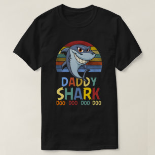 Colourful Daddy Big Shark T-Shirt