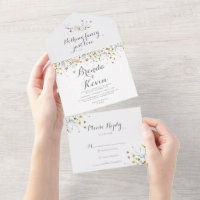 Colourful Dainty Nothing Fancy Just Love Wedding 