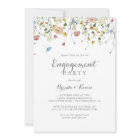 Colourful Dainty Wild Flowers Engagement Party