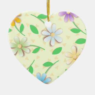 Colourful daisies, ornament