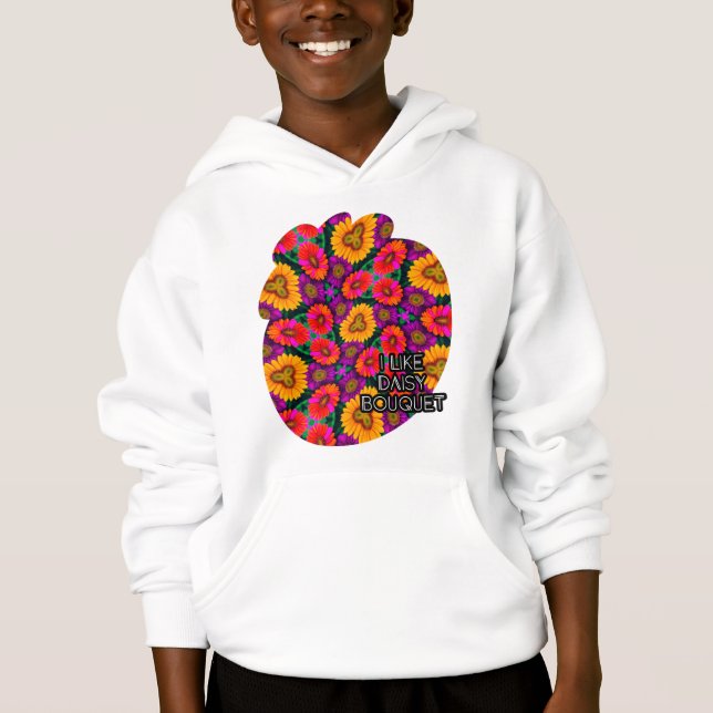 Colourful Daisy Bouquet Pattern (Front)