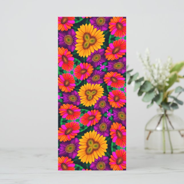 Colourful Daisy Bouquet Pattern (Standing Front)