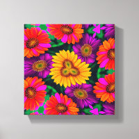 Colourful Daisy Bouquet Pattern