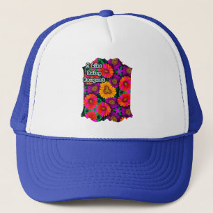 Colourful Daisy Bouquet Pattern Trucker Hat
