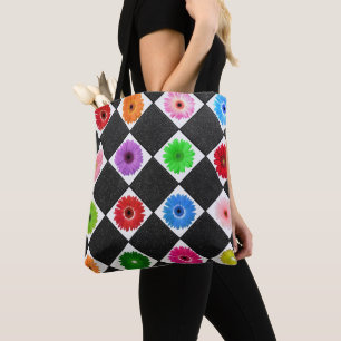 Colourful Daisy Tote Bag