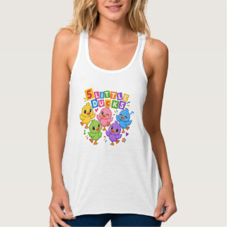 Colourful Dancing Five little ducks Singlet
