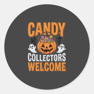 Colourful Dancing Skeletons Halloween Party Classic Round Sticker