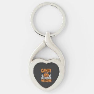 Colourful Dancing Skeletons Halloween Party Key Ring