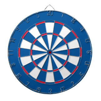 Colourful Dart Board in Buffalo colours.