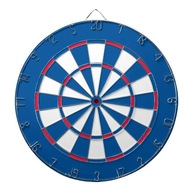 Colourful Dart Board in Buffalo colours. (Front)