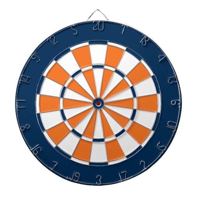 Colourful Dart Board in Chicago colours (Front)