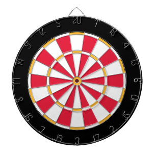 Colourful Dart Board in Kansas City colours