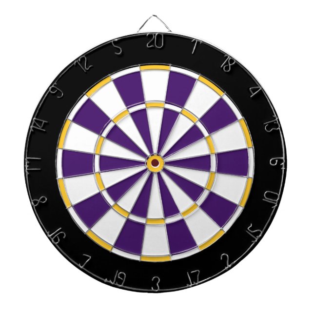 Colourful Dart Board in Minnesota colours (Front)