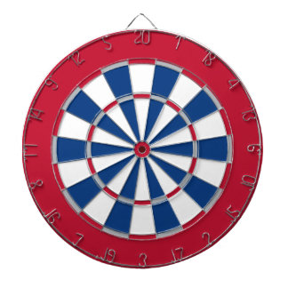 Colourful Dart Board in New York colours