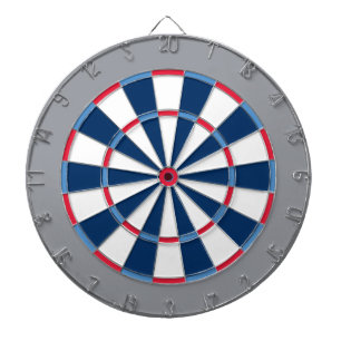 Colourful Dart Board in Tennessee colours
