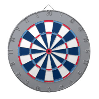 Colourful Dart Board in Tennessee colours