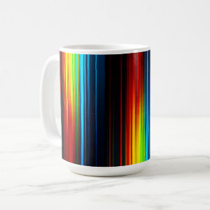 Colourful Data Glitch Art Coffee Mug