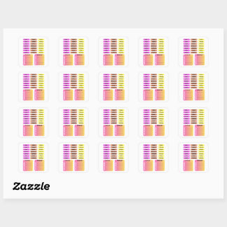 Colourful Days of the Week Sticker Sheet with To D