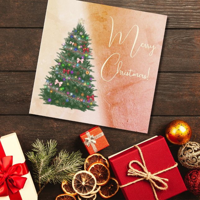 Colourful decorated christmas tree  (Creator Uploaded)