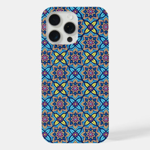 Colourful Decorative Floral Pattern iPhone 15 Pro Max Case