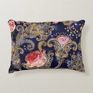 Colourful Decorative Flowers Batik Decorative Cushion