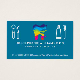 Colourful Dental Logo   Tools