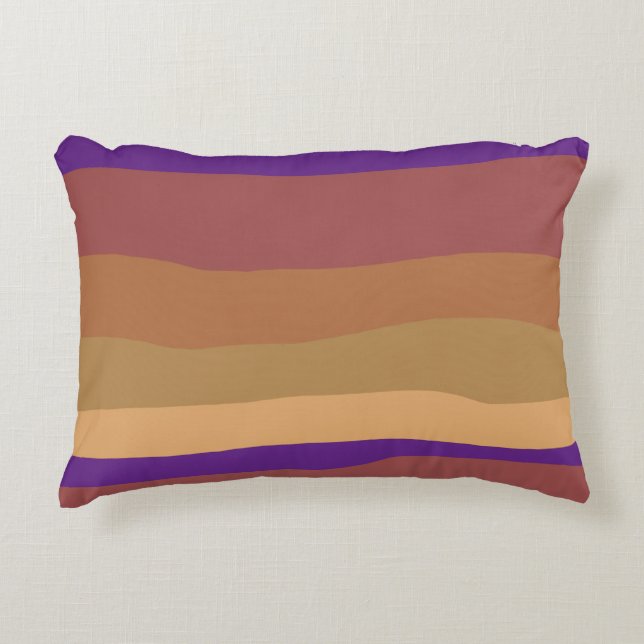 Colourful Desert Accent Pillow (Front)