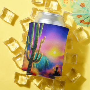 Colourful desert sunset can cooler