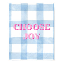 Colourful design, Choose Joy Poster
