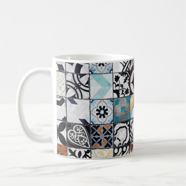 Colourful Design Coffee Mug (Left)
