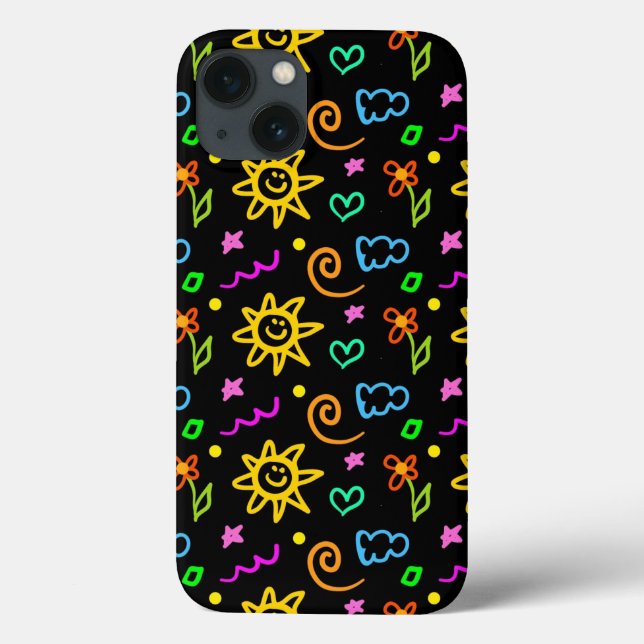 Colourful design of background for kids Case-Mate iPhone case (Back)