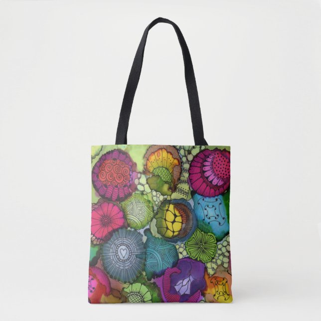 Colourful Design Tote Bag (Front)
