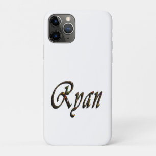 Colourful Designed Ryan Name, Case-Mate iPhone Case