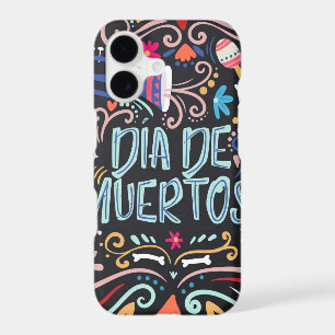Colourful Dia de los Muertos Phone Case