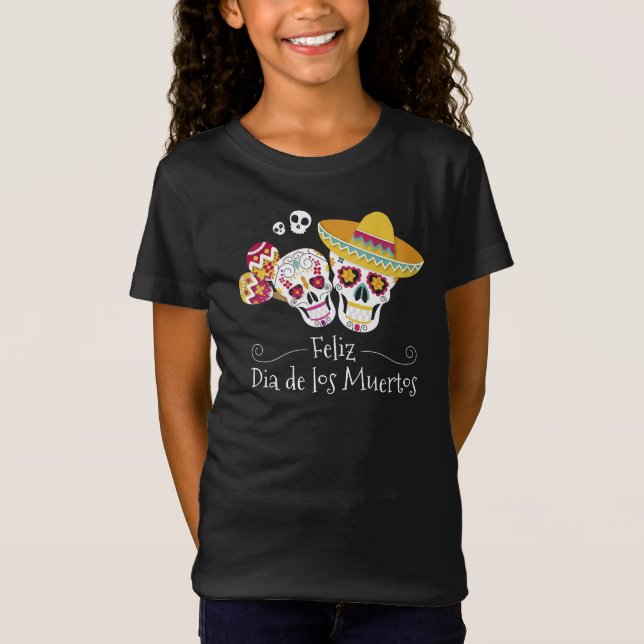 Colourful Dia de Muertos Party | Shirt (Front)
