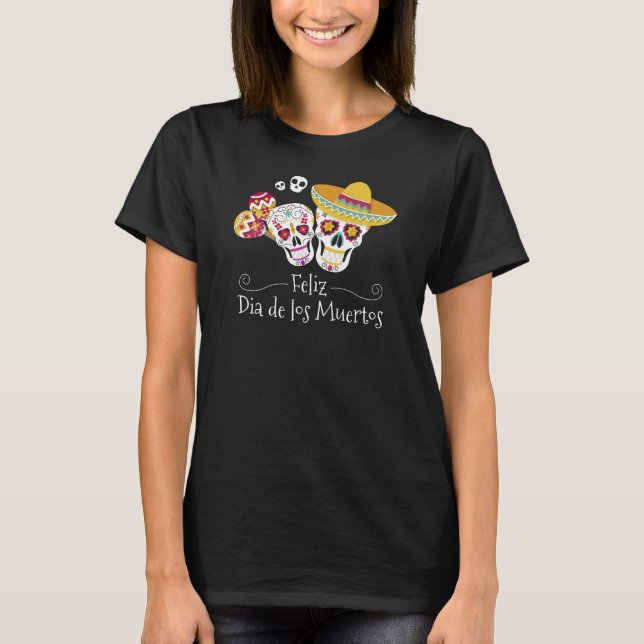 Colourful Dia de Muertos Party | Shirt (Front)