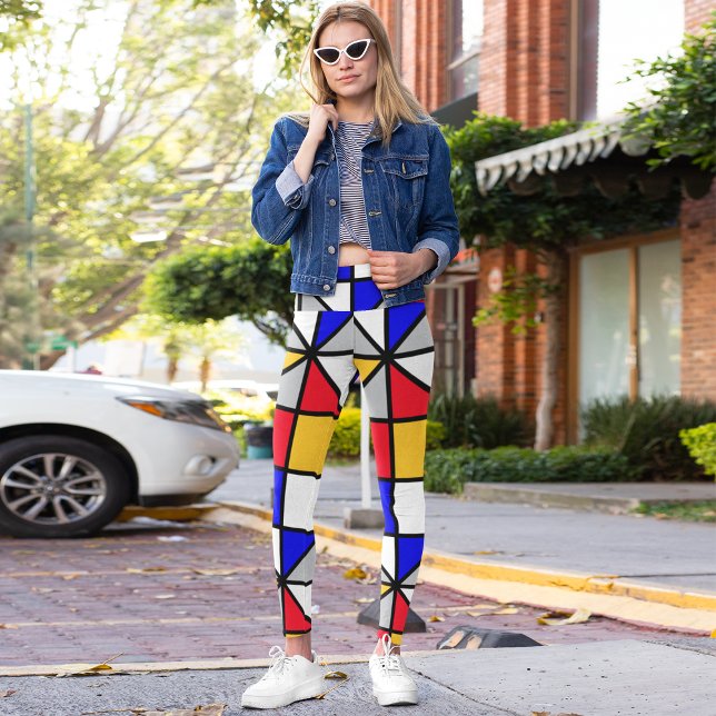 Colourful diagonal squares leggings (Creator Uploaded)