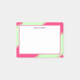 Colourful Diagonal Stripes Retro Post-it Notes
