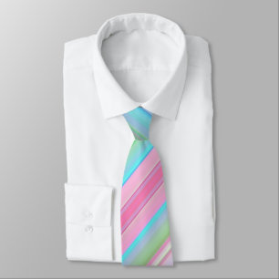 Colourful Diagonal Stripes Tie