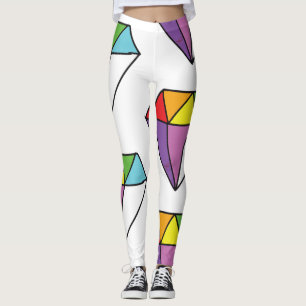 Colourful Diamond Cute Drawing Leggings