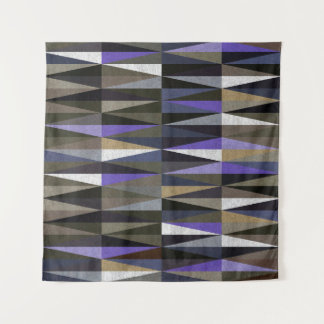 Colourful diamond floor tiles, high-resolution. tapestry