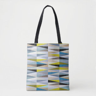 Colourful Diamond Floor Tiles Texture Tote Bag