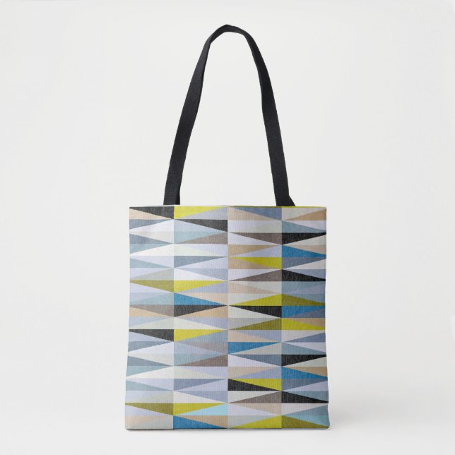 Colourful Diamond Floor Tiles Texture Tote Bag (Front)