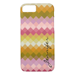 Colourful Diamond Geometric Pattern #18 Case-Mate iPhone Case