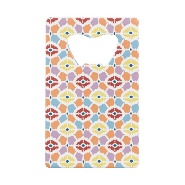 Colourful diamonds ikat geometric (Front)