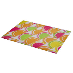 Colourful Different Jelly Candy Cutting Board