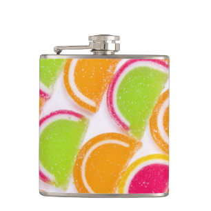 Colourful Different Jelly Candy Hip Flask