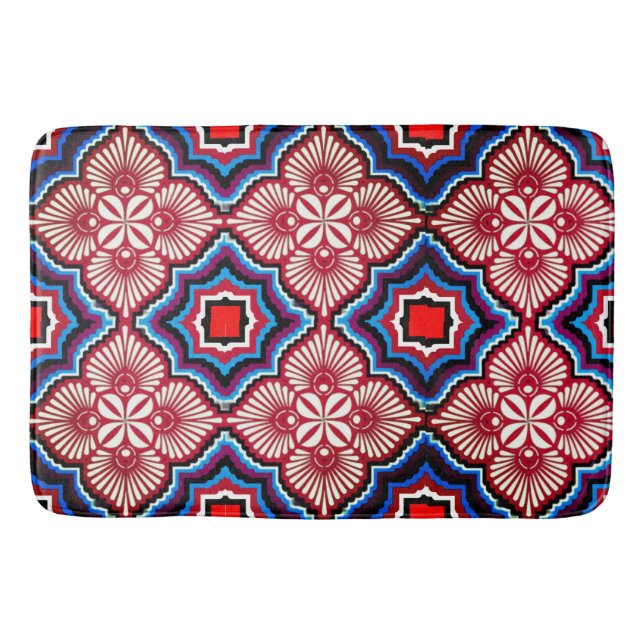 Colourful Digital 3D Design Large Bath Mat Perfect (Front)