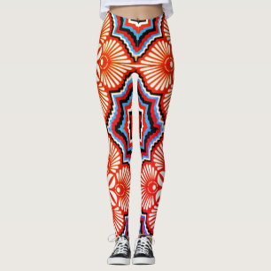 Colourful Digital 3D Design Leggings – Perfect Fit